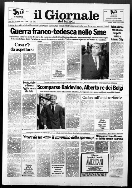 Il giornale del lunedi